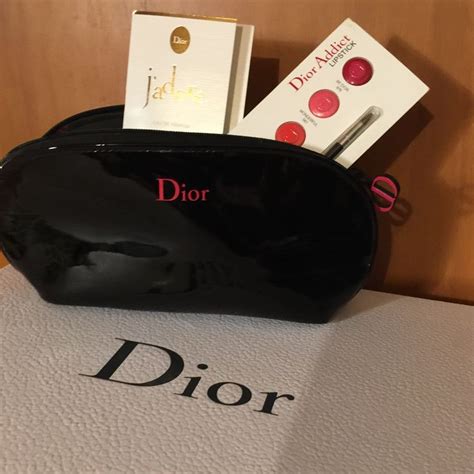 dior makeup bag blue|free Dior makeup bag.